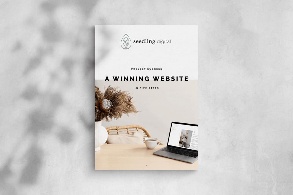 A winning WordPress website brochure showcasing brand design from Australia.