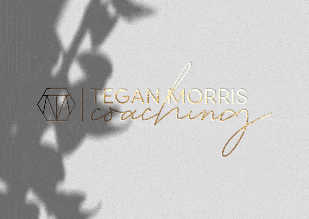 Logo for Tegan Morris Coaching by Seedling Digital on the Gold Coast.